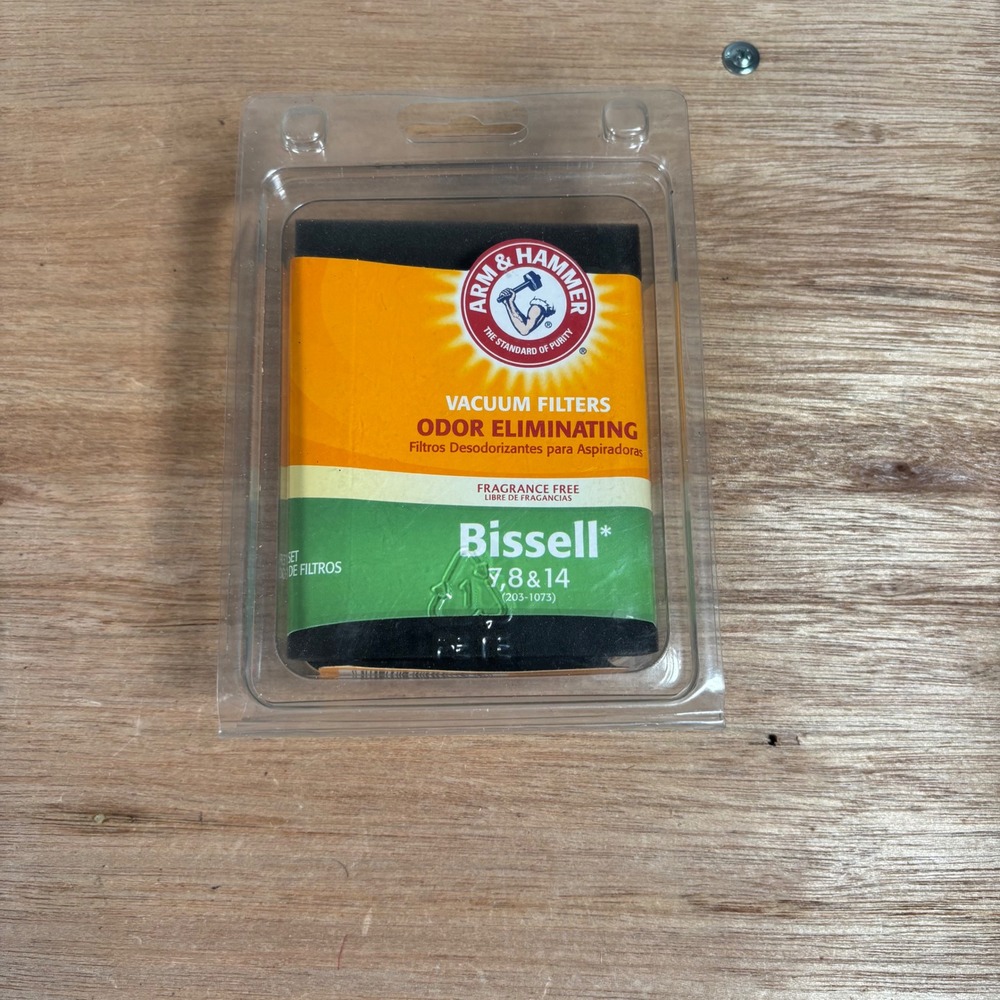 Arm & Hammer Odor Eliminating Vacuum Filter for Bissell 7 8 14 203-1073 New